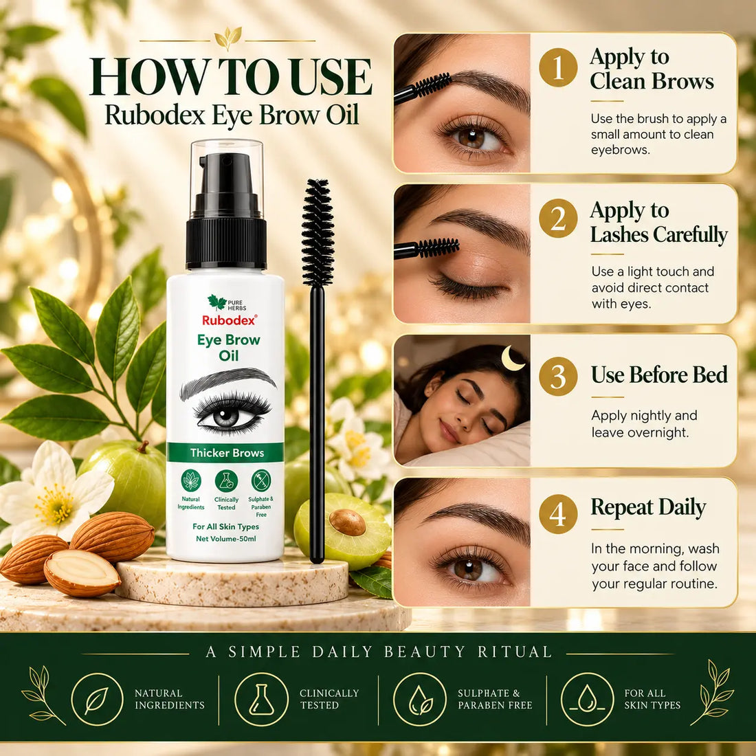 Rubodex Eye Brow Oil 50ml
